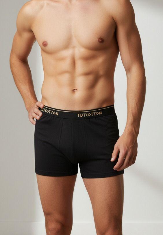 Trunk: 3 - Pack with three different waistband ( Burgandy - Shampain - Blue)