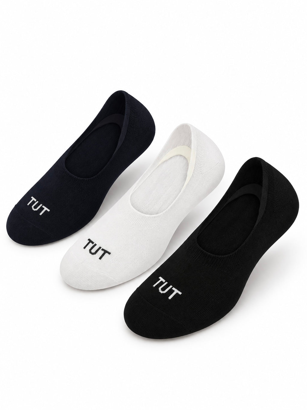Invisible Socks — White (Pack of 3)