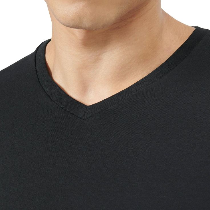 Half Sleeves V Neck Lycra  ( 96% Cotton 4% Elastin )