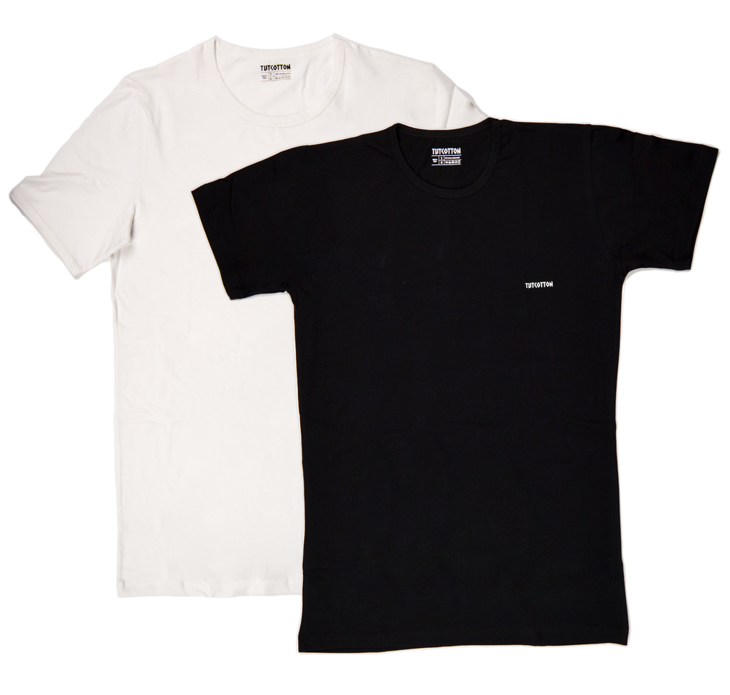 Half Sleeves Round Neck Lycra (96% Cotton 4% Elastin )