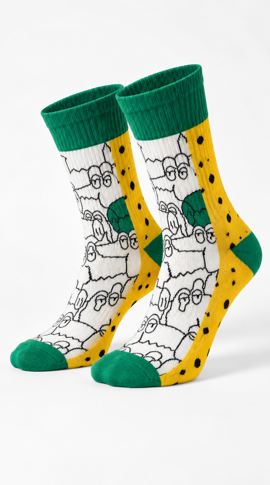 TutCotton socks doodle flat