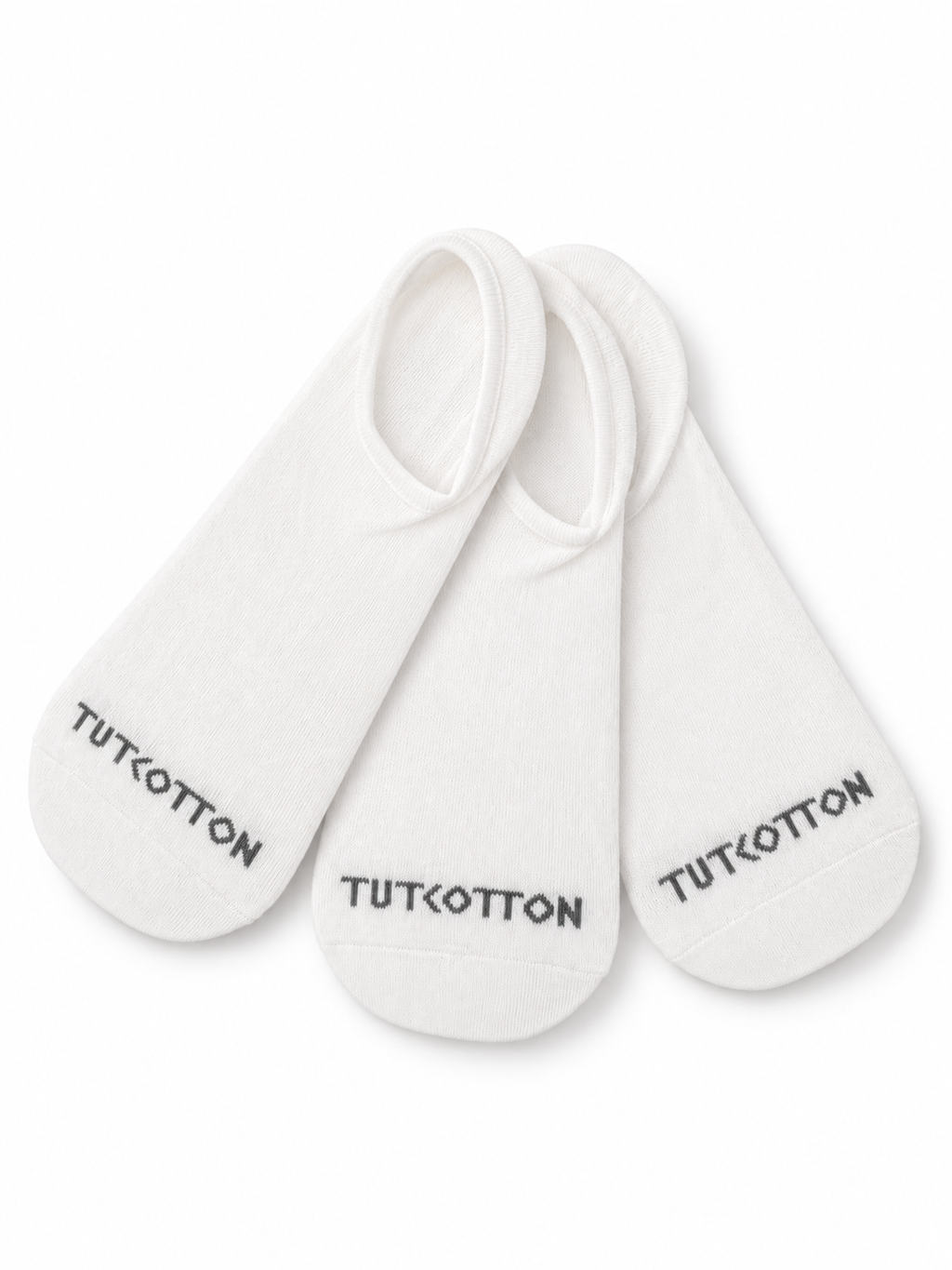 TutCotton socks no show flat 2