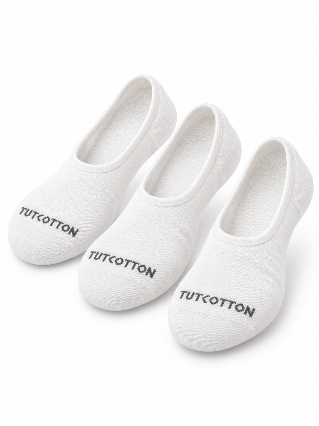 TutCotton socks no show flat