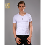 Tut Cottons half sleeve round neck undershirt made from premium 100% Egyptian cotton – soft, breathable, and stylish.