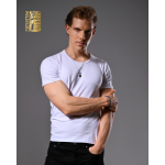 Tut Cottons half sleeve round neck undershirt made from premium 100% Egyptian cotton – soft, breathable, and stylish.
