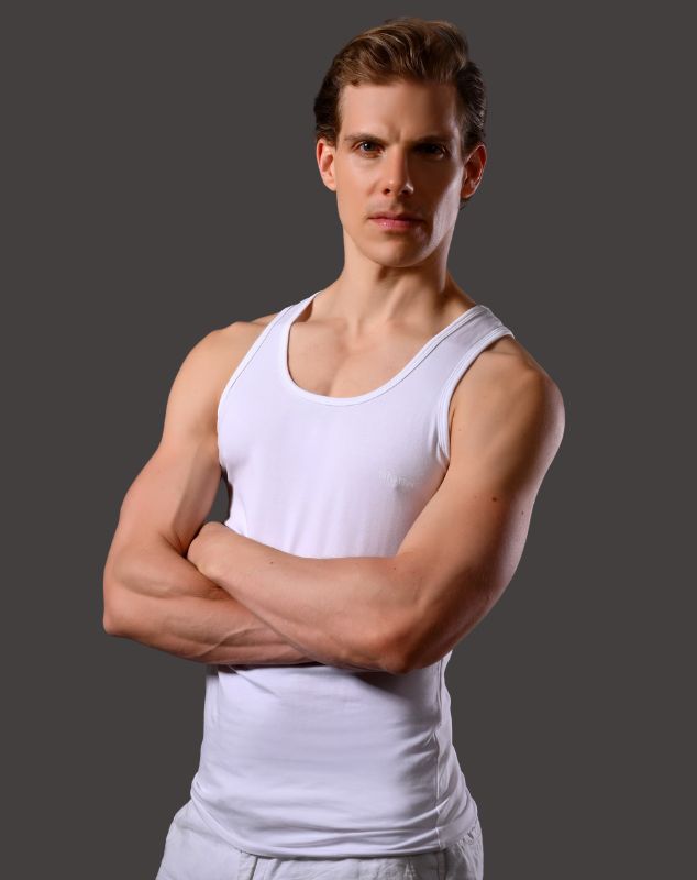 Cut Undershirt Round Neck
